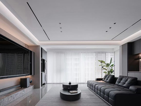 招商依云188㎡黑白灰高级轻奢风
